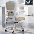 TRALT Office Chair - Ergonomic Desk Chair with Adjustable Lumbar Support, Mesh Computer Chair, Executive Chairs for Home Office Comfortable Lumbar Support (White)