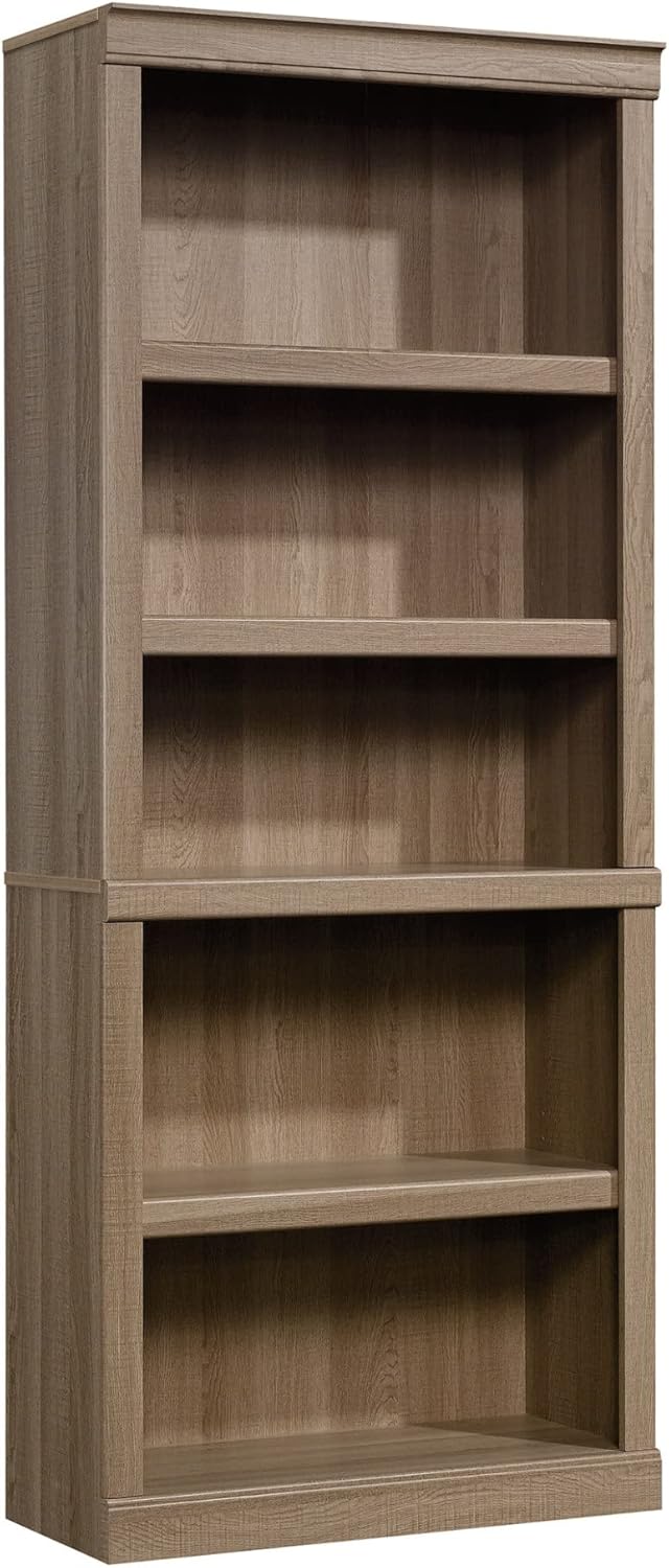 Realspace® 72" H 5-Shelf Bookcase, Spring Oak