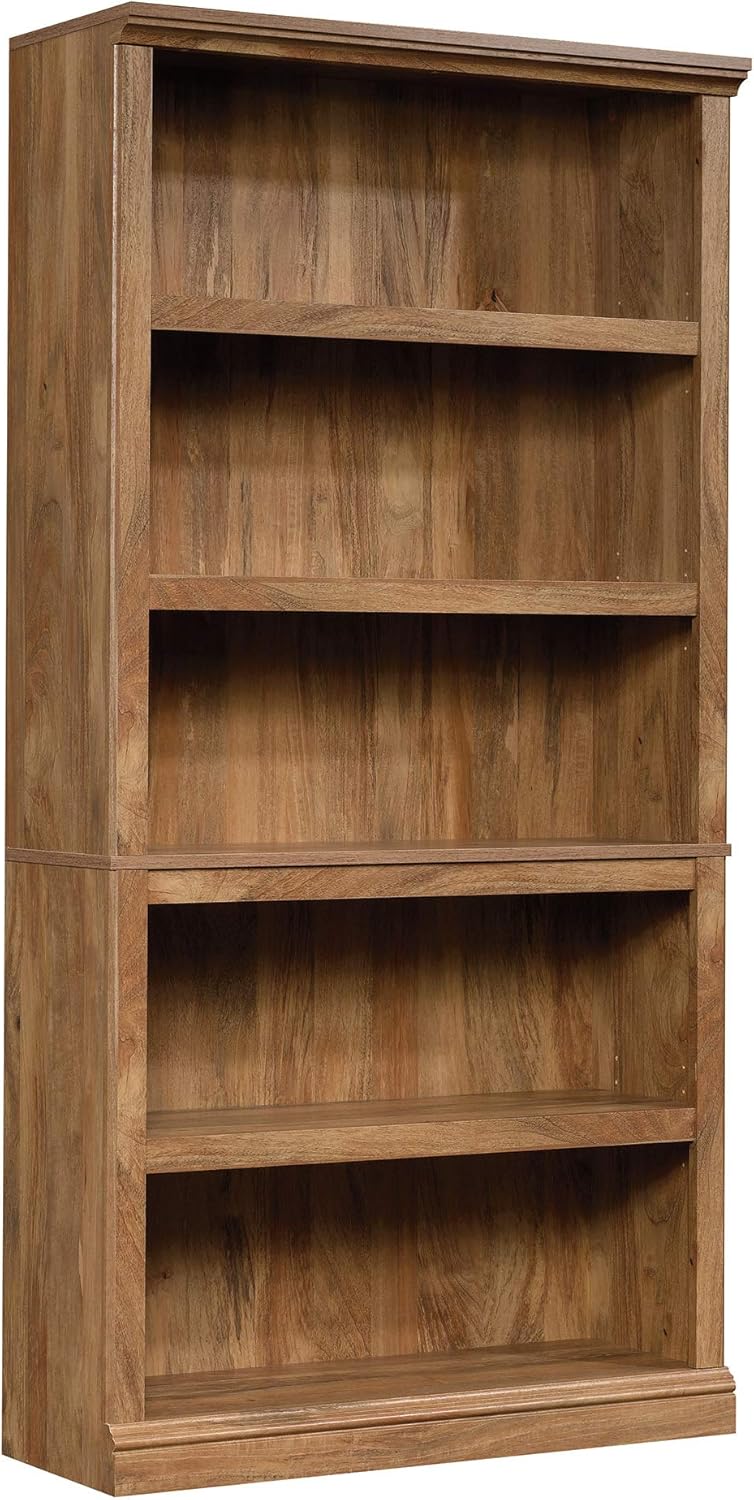 Sauder Miscellaneous Storage 5-Shelf Bookcase/ Book shelf, Select Cherry finish