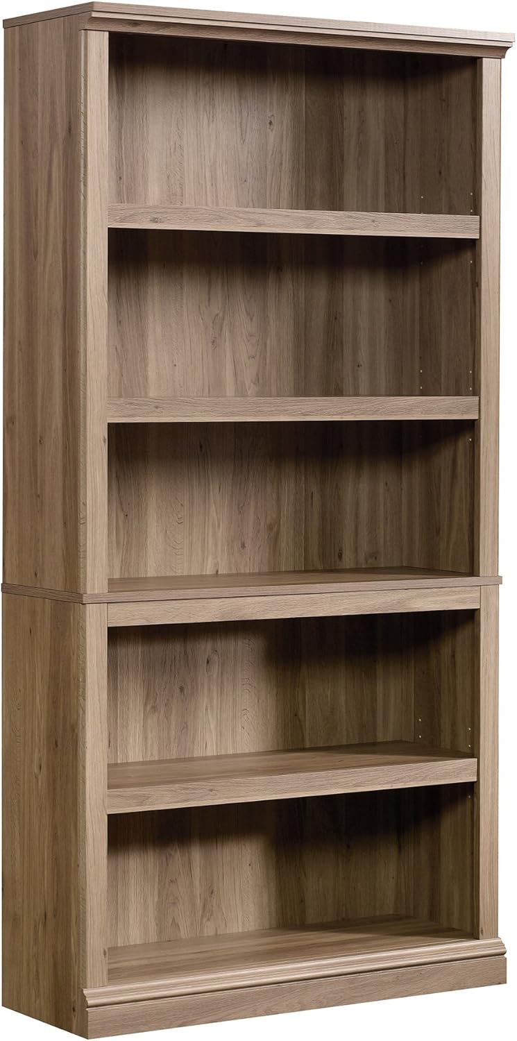 Sauder Miscellaneous Storage 5-Shelf Bookcase/ Book shelf, Select Cherry finish