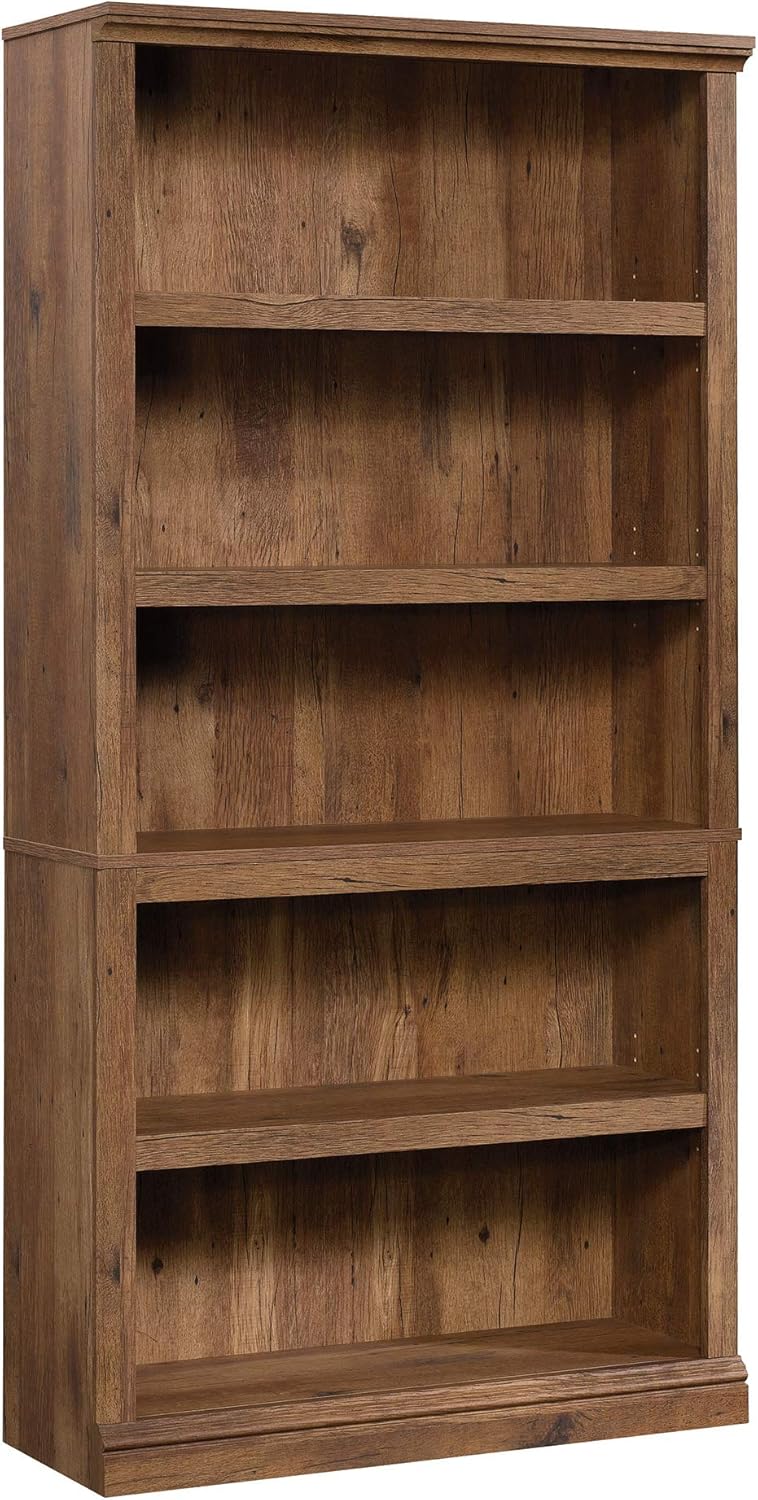 Sauder Miscellaneous Storage 5-Shelf Bookcase/ Book shelf, Select Cherry finish